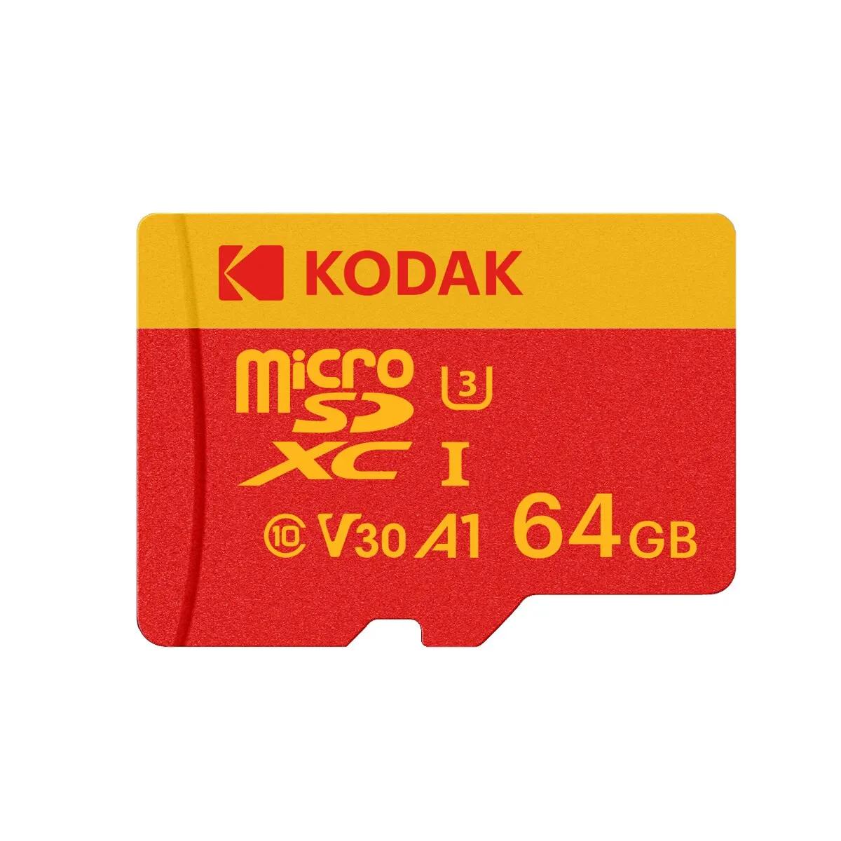 KODAK ũ SD ī  ޸ ī 32GB MicroSDHC 64GB U3 128GB 256GB MicroSDXC MicroSD C10 A1 TF ÷ ī